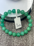 Chrysoprase Bracelet • 9.5 mm Size • Code #E2 • AAAA quality • Length 7.5” • Natural Chrysoprase Round Bracelet • Origin Australia