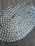 12/14 MM Crystal Round Beads - Crystal Clear beads- 39 cm Length - AAA Quality