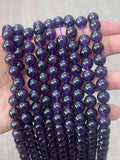 10MM Amethyst Round Beads , Length 40cm, Natural Amethyst Round .AAA Quality origin Africa