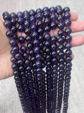 10MM Amethyst Round Beads , Length 40cm, Natural Amethyst Round .AAA Quality origin Africa