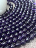 10MM Amethyst Round Beads , Length 40cm, Natural Amethyst Round .AAA Quality origin Africa