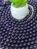 10MM Amethyst Round Beads , Length 40cm, Natural Amethyst Round .AAA Quality origin Africa