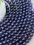 10MM Amethyst Round Beads , Length 40cm, Natural Amethyst Round .AAA Quality origin Africa
