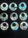 Abalone Shell pendant - 30mm Size- Pack of 4 Pcs- AAAA Quality- Natural Abalone Cabochons
