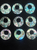 Abalone Shell pendant - 30mm Size- Pack of 4 Pcs- AAAA Quality- Natural Abalone Cabochons