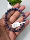 Sapphire Bracelet (BI COLOR) - 7.5 mm Size • Code # BS1 • AAA Quality • 7.5'' length • Natural Star Sapphire Round Bracelet