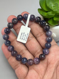 Sapphire Bracelet (BI COLOR) - 9.5 mm Size • Code # BS3 • AAA Quality • 7.5'' length • Natural Star Sapphire Round Bracelet