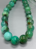 Chrysoprase Round Beads • 16-17 mm Size • Code #A1-A2 • AAAA quality • Length 40 Cm • Natural Chrysoprase beads • Origin Australia
