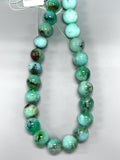 Chrysoprase Round Beads • 16-17 mm Size • Code #A1-A2 • AAAA quality • Length 40 Cm • Natural Chrysoprase beads • Origin Australia