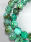 Chrysoprase Round Beads • 16-17 mm Size • Code #A1-A2 • AAAA quality • Length 40 Cm • Natural Chrysoprase beads • Origin Australia