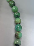 Chrysoprase Round Beads • 16-17 mm Size • Code #A3-A4 • AAAA quality • Length 40 Cm • Natural Chrysoprase beads • Origin Australia