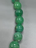 Chrysoprase Round Beads • 16-17 mm Size • Code #A3-A4 • AAAA quality • Length 40 Cm • Natural Chrysoprase beads • Origin Australia