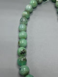Chrysoprase Round Beads • 14 mm Size • Code #A5-A6 • AAA quality • Length 40 Cm • Natural Chrysoprase beads • Origin Australia