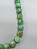 Chrysoprase Round Beads • 14 mm Size • Code #A5-A6 • AAA quality • Length 40 Cm • Natural Chrysoprase beads • Origin Australia