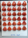 Spiny Oyster Shell Fancy Cabs • 13x12 mm Size • Pack of 2 Piece • AAA Quality • Natural Shell Cabochon •
