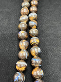 Australian Boulder Opal Beads • 14-16 mm size • Code #B3 • AAA Quality • Natural Australian Opal • Rare Beads
