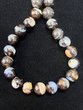 Australian Boulder Opal Beads • 12-13 mm size • Code #B7 • AAA Quality • Natural Australian Opal • Rare Beads