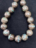 Australian Boulder Opal Beads • 12-15.5 mm size • Code #B9 • AAA Quality • Natural Australian Opal • Rare Beads