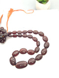 Hessonite Garnet Nugget Beads - 11x14 to 18x31 mm size - Code #H1 - AAA Quality- 16 Inch Length - Hessonite Tumble Beads