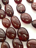 Hessonite Garnet Nugget Beads - 11x14 to 14x23 mm size - Code #H2 - AAA Quality- 16 Inch Length - Hessonite Tumble Beads