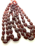 Hessonite Garnet Nugget Beads - 11x14 to 14x23 mm size - Code #H2 - AAA Quality- 16 Inch Length - Hessonite Tumble Beads