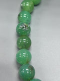 Chrysoprase Round Beads • 16-17 mm Size • Code #A3-A4 • AAAA quality • Length 40 Cm • Natural Chrysoprase beads • Origin Australia