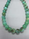 Chrysoprase Round Beads • 12 mm Size • Code #A7-A8 • AAA quality • Length 40 Cm • Natural Chrysoprase beads • Origin Australia