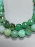 Chrysoprase Round Beads • 12 mm Size • Code #A7-A8 • AAA quality • Length 40 Cm • Natural Chrysoprase beads • Origin Australia
