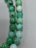 Chrysoprase Round Beads • 12 mm Size • Code #A7-A8 • AAA quality • Length 40 Cm • Natural Chrysoprase beads • Origin Australia