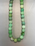 Chrysoprase Round Beads • 12 mm Size • Code #A7-A8 • AAA quality • Length 40 Cm • Natural Chrysoprase beads • Origin Australia