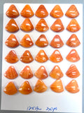 Spiny Oyster Shell Fancy Cabs • 13x12 mm Size • Pack of 2 Piece • AAA Quality • Natural Shell Cabochon •