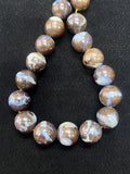 Australian Boulder Opal Beads • 14-17 mm size • Code #B5 • AAA Quality • Natural Australian Opal • Rare Beads