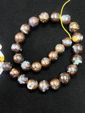 Australian Boulder Opal Beads • 14-16.5 mm size • Code #B8 • AAA Quality • Natural Australian Opal • Rare Beads
