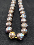 Australian Boulder Opal Beads • 14-16.5 mm size • Code #B8 • AAA Quality • Natural Australian Opal • Rare Beads
