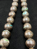 Australian Boulder Opal Beads • 12-15.5 mm size • Code #B9 • AAA Quality • Natural Australian Opal • Rare Beads