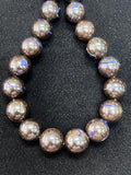 Australian Boulder Opal Beads • 14-17 mm size • Code #B10 • AAA Quality • Natural Australian Opal • Rare Beads