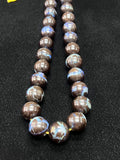 Australian Boulder Opal Beads • 11.5-14 mm size • Code #B11 • AAA Quality • Natural Australian Opal • Rare Beads
