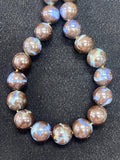 Australian Boulder Opal Beads • 11.5-14 mm size • Code #B11 • AAA Quality • Natural Australian Opal • Rare Beads