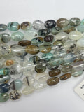Peruvian Opal Oval Beads • 8-9X11-12 mm Size • AAA Quality • Natural Peruvian Opal beads • Origin Peru