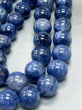 Kyanite Round Beads - 20-21/21-22 mm Size - Length 40 cm - AAA Quality- Natural Kyanite Beads