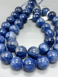 Kyanite Round Beads - 20-21/21-22 mm Size - Length 40 cm - AAA Quality- Natural Kyanite Beads