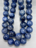 Kyanite Round Beads - 20-21/21-22 mm Size - Length 40 cm - AAA Quality- Natural Kyanite Beads