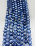 Kyanite Round Beads - 17 mm Size - Length 40 cm - AAA Quality- Natural Kyanite Beads
