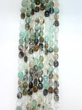 Peruvian Opal Oval Beads • 8X10 mm Size • AAA Quality • Natural Peruvian Opal beads • Origin Peru