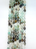 Peruvian Opal Oval Beads • 8-9X11-12 mm Size • AAA Quality • Natural Peruvian Opal beads • Origin Peru