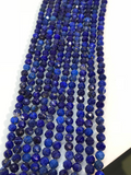 Lapis Round Faceted Beads 3.5 mm Size - Length 40 cm