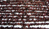 Garnet Chips Shape, Length of Necklace 34 " - Good Quality Beads- Garnet Beads