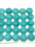 10MM Amazonite Smooth Round Cabs, Top Quality Cabochon Pack of 2 Pc Good Color Amazonite gemstone cabs