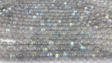 7mm Size- Labradorite Round beads, Perfect round , top quality with blue and yellow Fire 15.5" , origin Madagascar