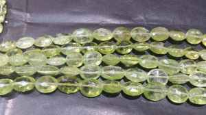 Natural Peridot faceted Oval shape in Machinery faceted , size Approx 6x8mm